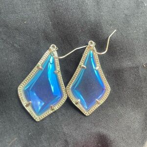 Kendra Scott Gold Alex Iridescent Crystal Teardrop Dangle earrings